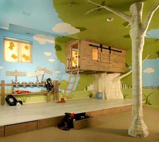 Trees For Kids Room
 Living Room Design and Ombre Hair Ideas