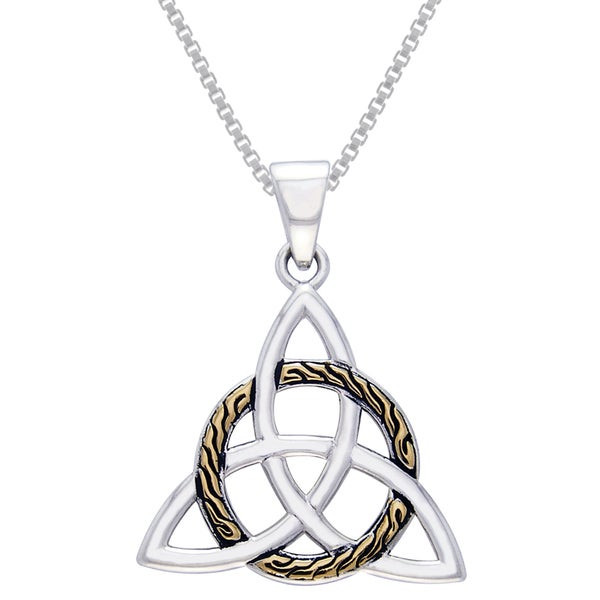 Trinity Knot Necklace
 Shop Sterling Silver Celtic Trinity Knot Pendant with