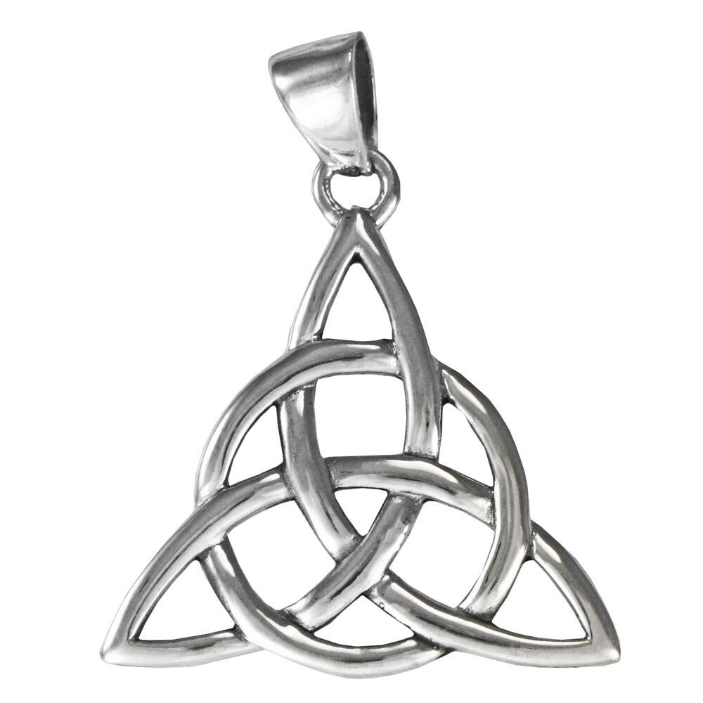 Trinity Knot Necklace
 Sterling Silver Celtic Trinity Knot Triquetra