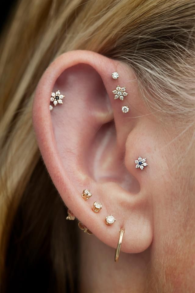 Triple Helix Earrings
 148 best Triple Forward Helix & Jewelry images on