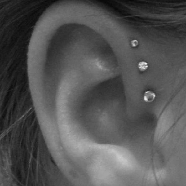 Triple Helix Earrings
 What is a double and triple Forward Helix Piercing Quora