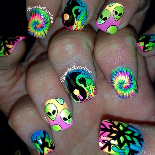 acid trip nails