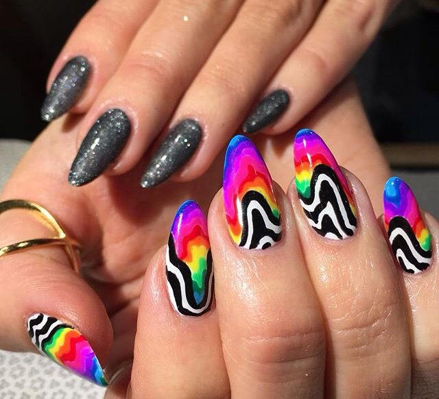 21 Best Trippy Nail Art - Home, Family, Style and Art Ideas