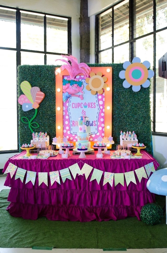 Trolls Birthday Party Ideas
 Kara s Party Ideas Colorful Trolls Birthday Party