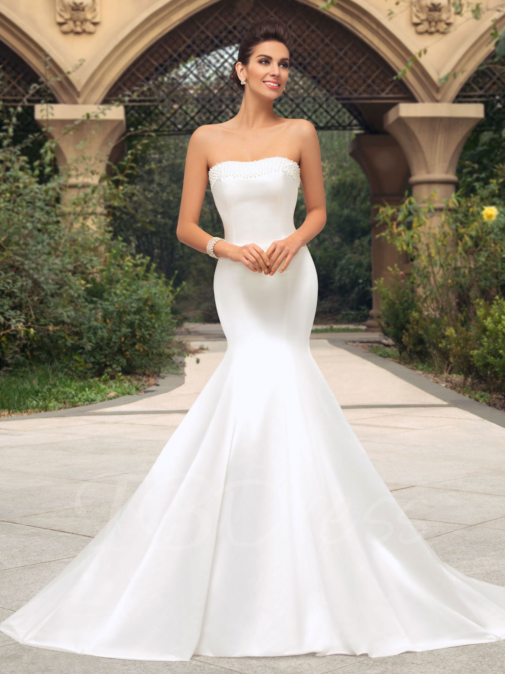 Trumpet Wedding Gown
 35 Inspirational Ideas of Simple Wedding Dresses