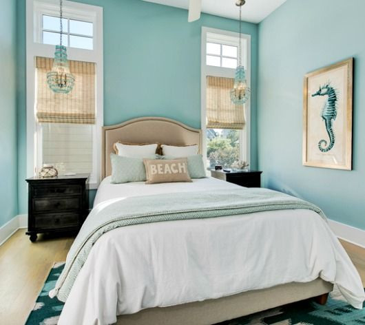 Turquoise Bedroom Decor
 224 best Coastal Bedrooms Ideas images on Pinterest