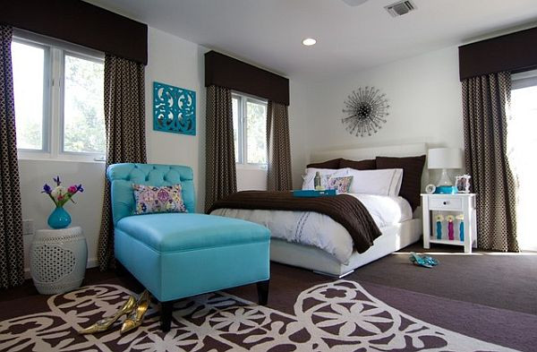 Turquoise Bedroom Decor
 Decorating With Turquoise Colors of Nature & Aqua Exoticness
