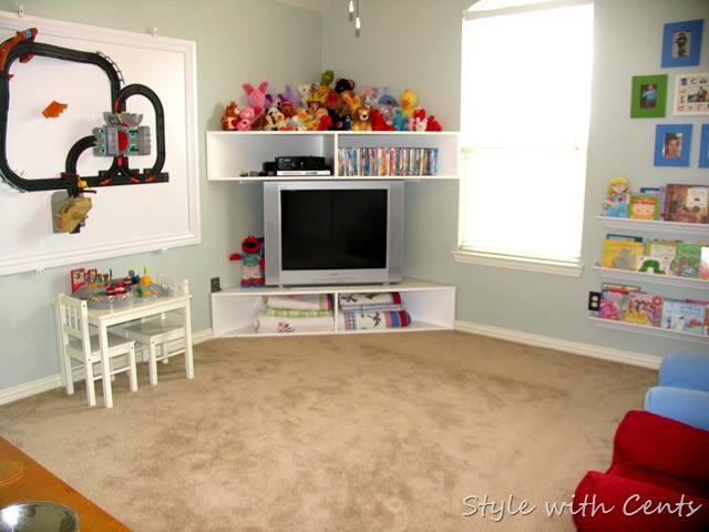 Tv For Kids Room
 Style with Cents Creating an Inexpensive Playroom