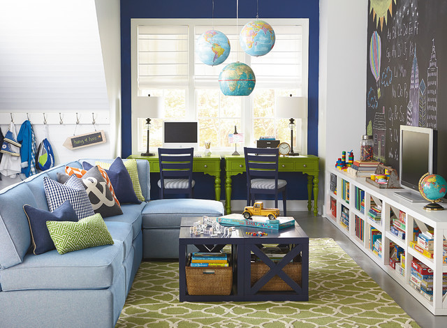 Tv For Kids Room
 Beckie Sectional by Bassett Furniture Contemporary