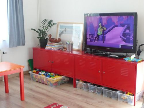 Tv Stand For Kids Room
 Ikea PS Cabinet as TV Stand in playroom