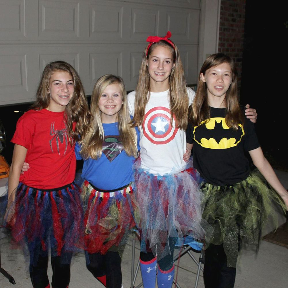 Tween Halloween Party Ideas
 teen Girl Tween girl power costume idea DIY easy group