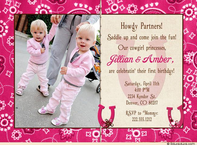 Twin First Birthday Invitations
 Twin Birthday Invitations Ideas – Bagvania FREE Printable