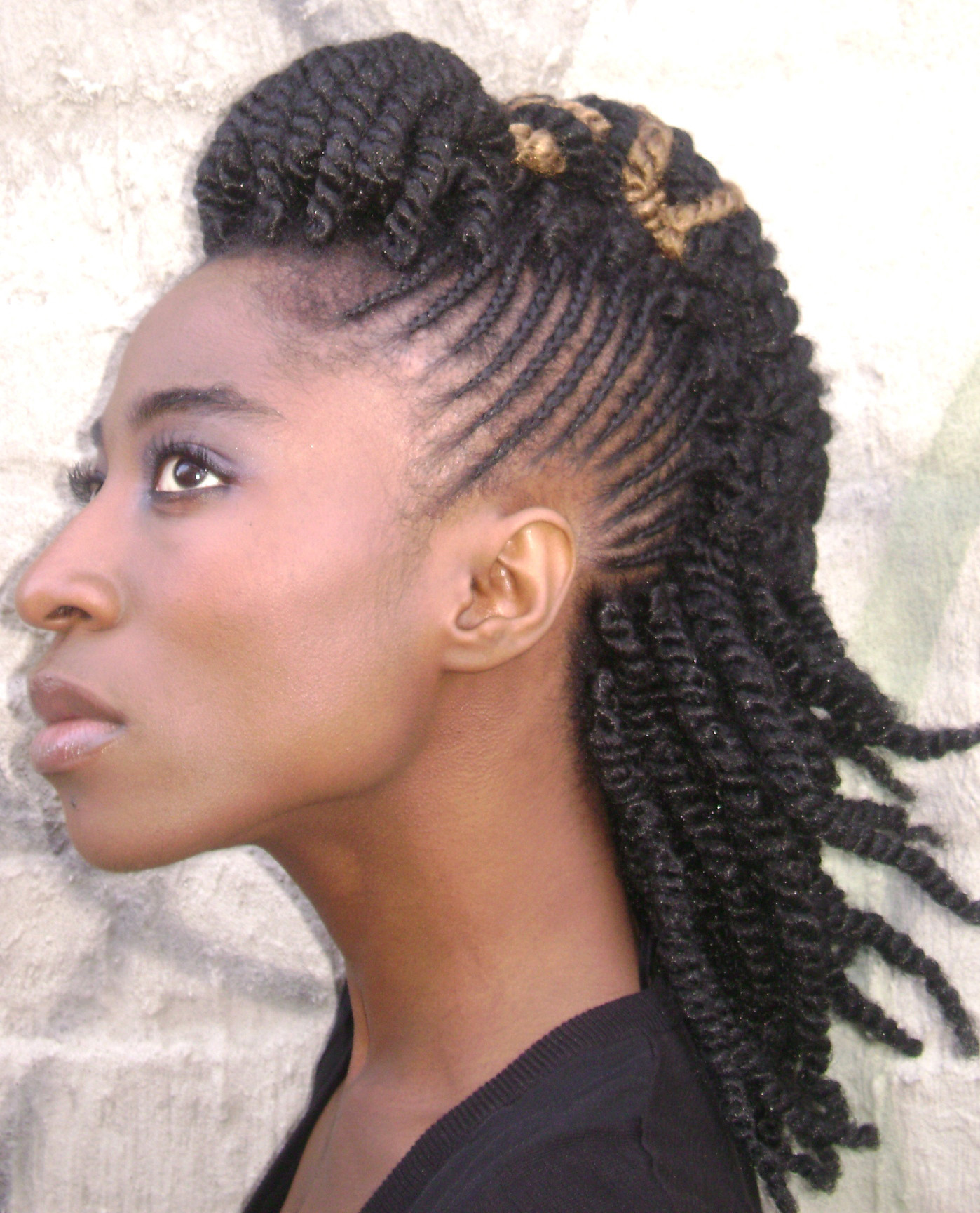 Twist Hairstyle For Black Hair
 Twists braids hairstyle thirstyroots Black Hairstyles