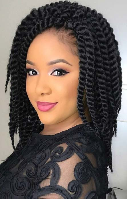 Twist Hairstyle For Black Hair
 23 Eye Catching Twist Braids Hairstyles for Black Hair