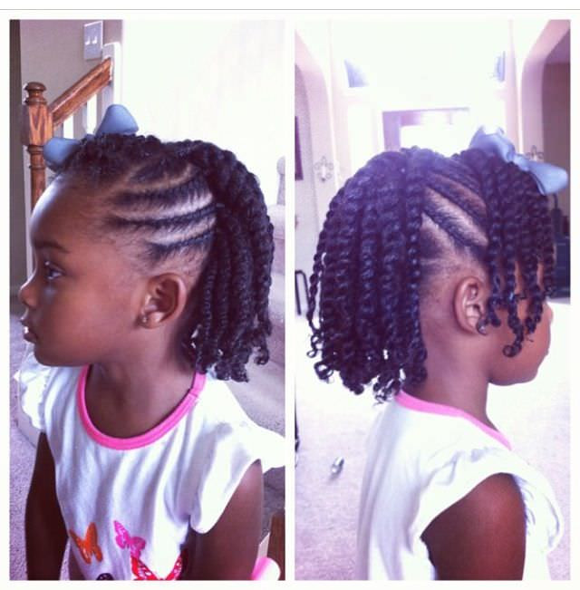 Twisty Hairstyles For Kids
 Flat Twist Hairstyle For Kids Black Hair Information