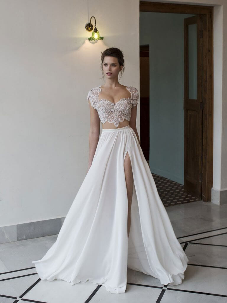 Two Piece Wedding Gown
 Possibly the Most Epic Selection of Two Piece Wedding
