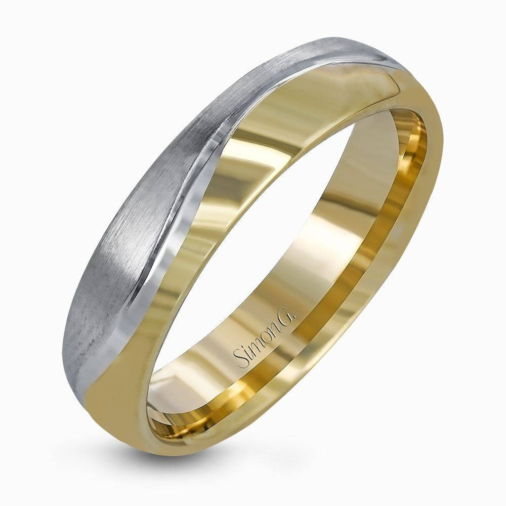 Two Tone Gold Wedding Bands
 2019 Popular Mens 2 Tone Wedding Bands