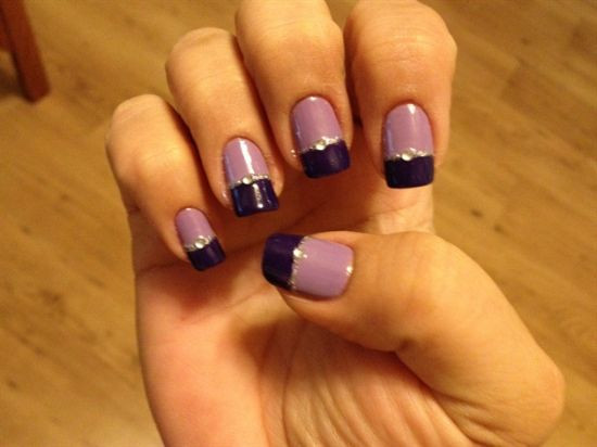Two Tone Nail Designs
 35 Stunning Two Tone Nails Designs