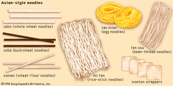 Types Of Chinese Noodles
 Asian noodles