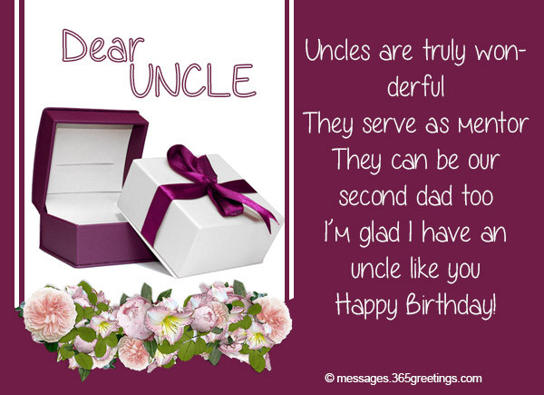 Uncle Birthday Wishes
 Birthday Wishes for Uncle 365greetings