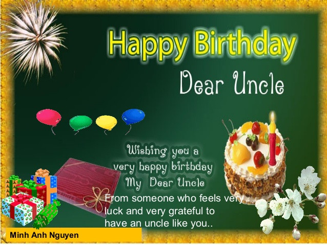 Uncle Birthday Wishes
 Happy 70th birthday uncle