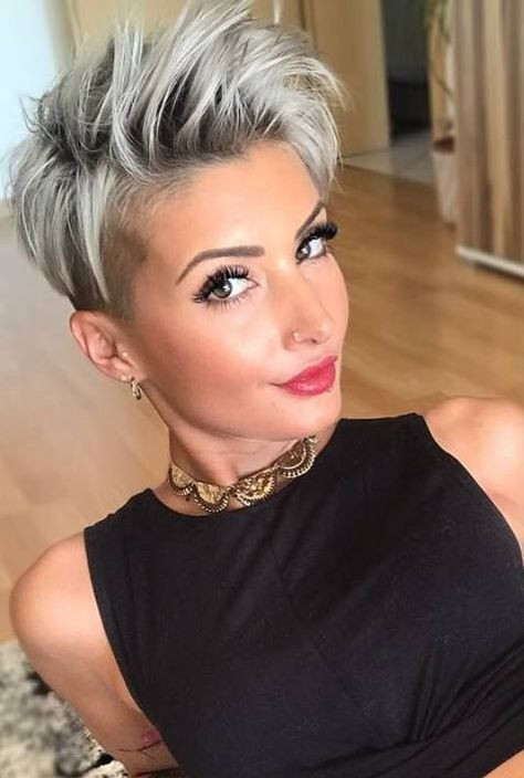 Undercut Pixie Hairstyles
 Short Haircuts for Fine Hair And Round Faces