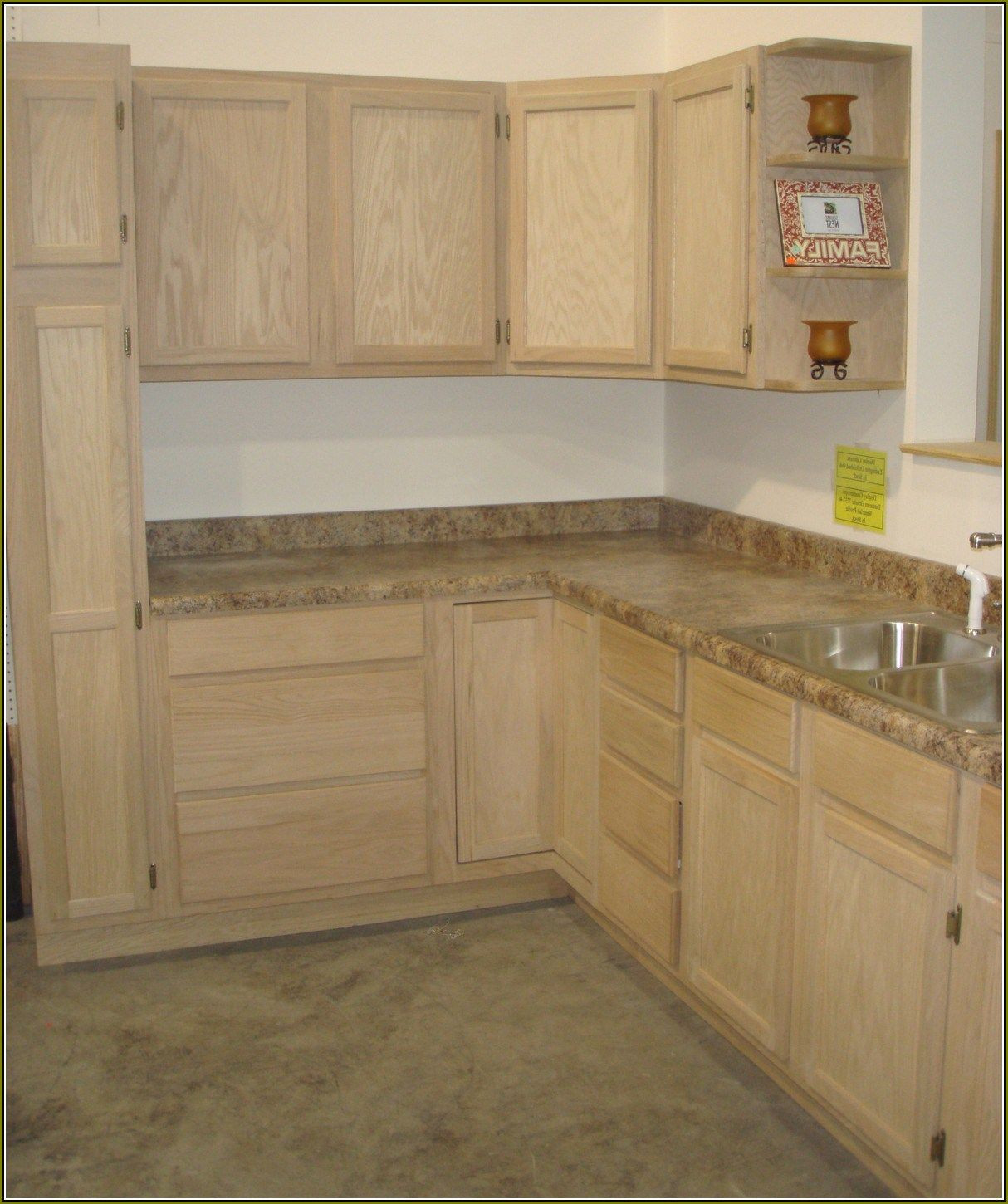 Unfinished Kitchen Cabinets
 Lowes Unfinished Kitchen Cabinets In Stock
