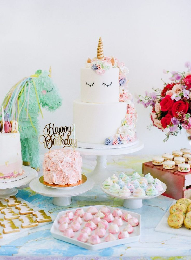 Unicorn 1St Birthday Party Ideas
 Unicorn themed first birthday party in 2019