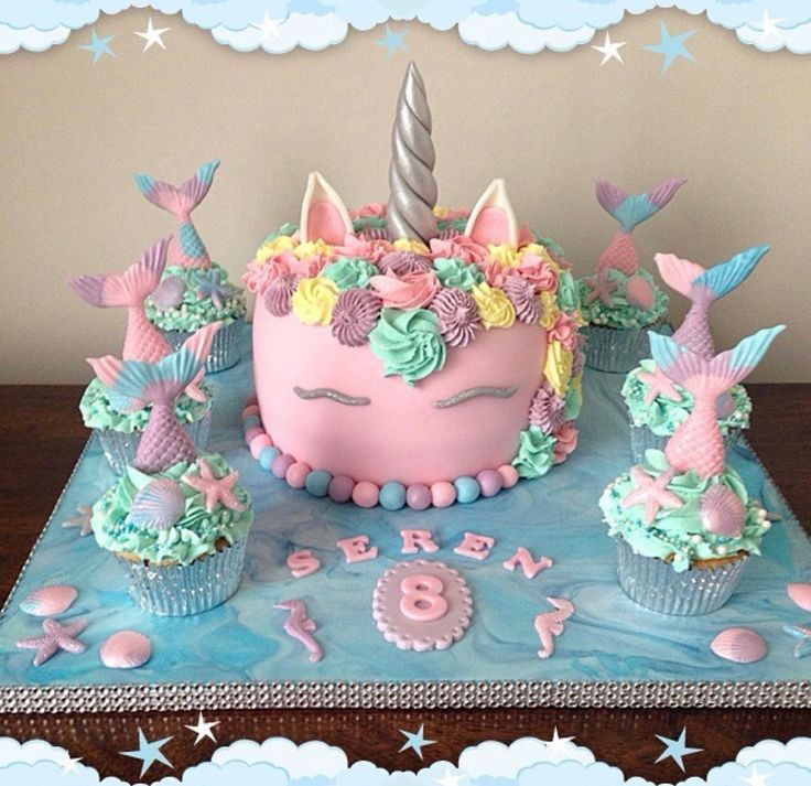 Unicorn And Mermaid Birthday Party Ideas
 Mermicorn Cake Mermaid Cake Unicorn Cake