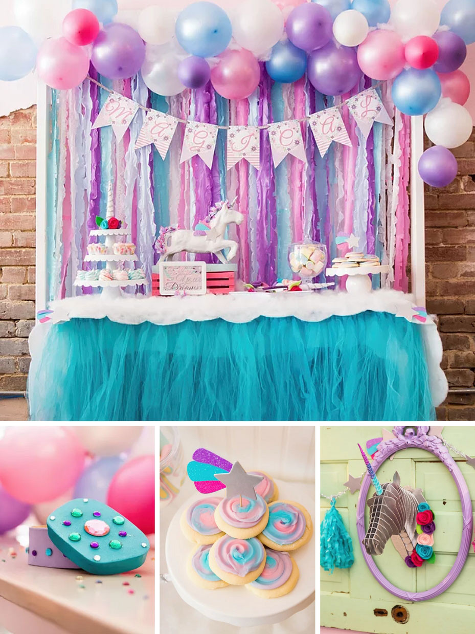 Unicorn And Mermaid Birthday Party Ideas
 100 EPIC Best Purple And Green Birthday Party Ideas