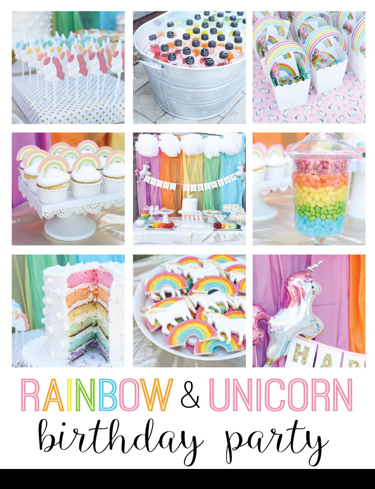 Unicorn And Rainbow Birthday Party Ideas
 unicorn and rainbow birthday party craftiness is not