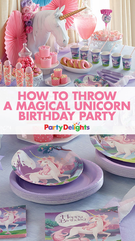 Unicorn Food Party Ideas
 How to Throw a Magical Unicorn Birthday Party