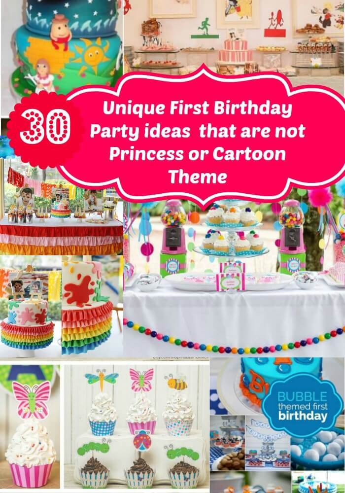 Unique First Birthday Gifts
 Unique First Birthday Party Ideas for Girls No Princess