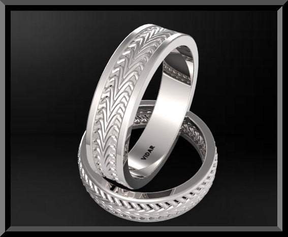 Unique Matching Wedding Bands
 Unique Matching His and Hers Wedding Bands Classic Rings