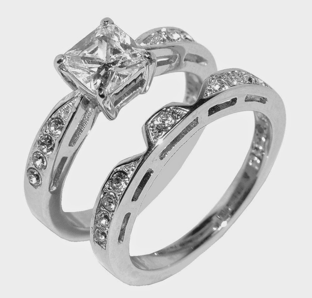 Unique Wedding Ring Sets
 Unique Womens Wedding Ring Sets Rectangle Diamond Model