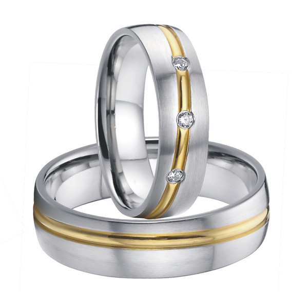 Unique Wedding Ring Sets His And Hers
 handmade custom unique design titanium steel his and hers