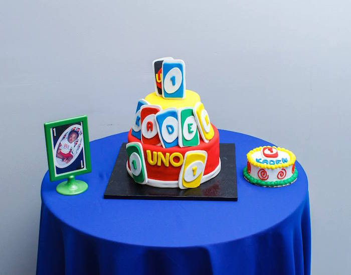 Uno Birthday Party
 Kara s Party Ideas "Uno" Themed First Birthday Party