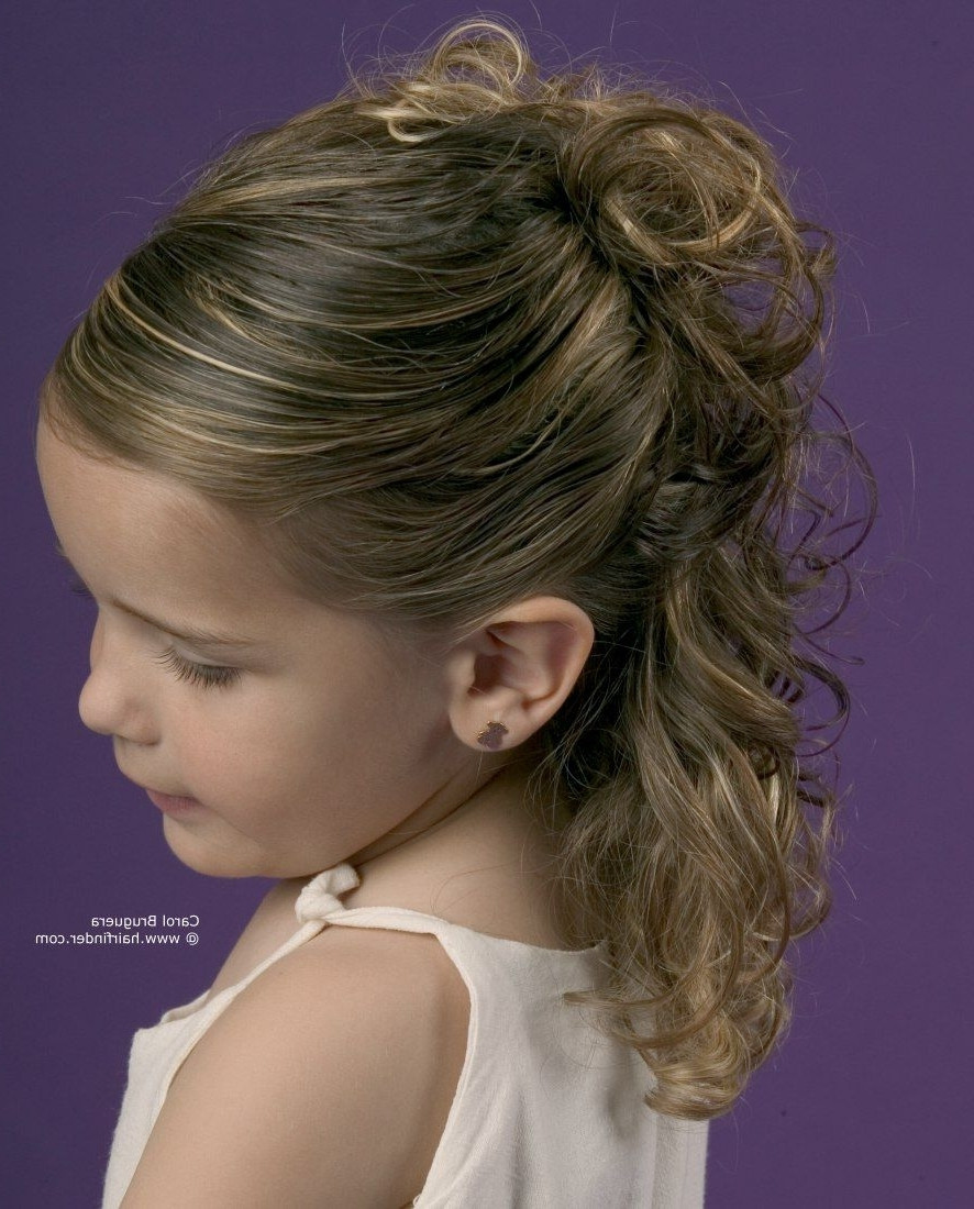 Updo Hairstyle For Little Girls
 2019 Popular Updo Hairstyles For Little Girl With Short Hair
