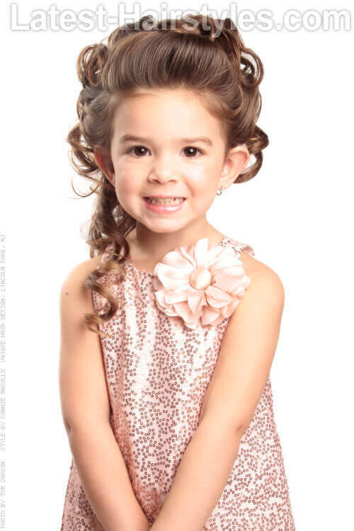 Updo Hairstyle For Little Girls
 32 Adorable Hairstyles for Little Girls