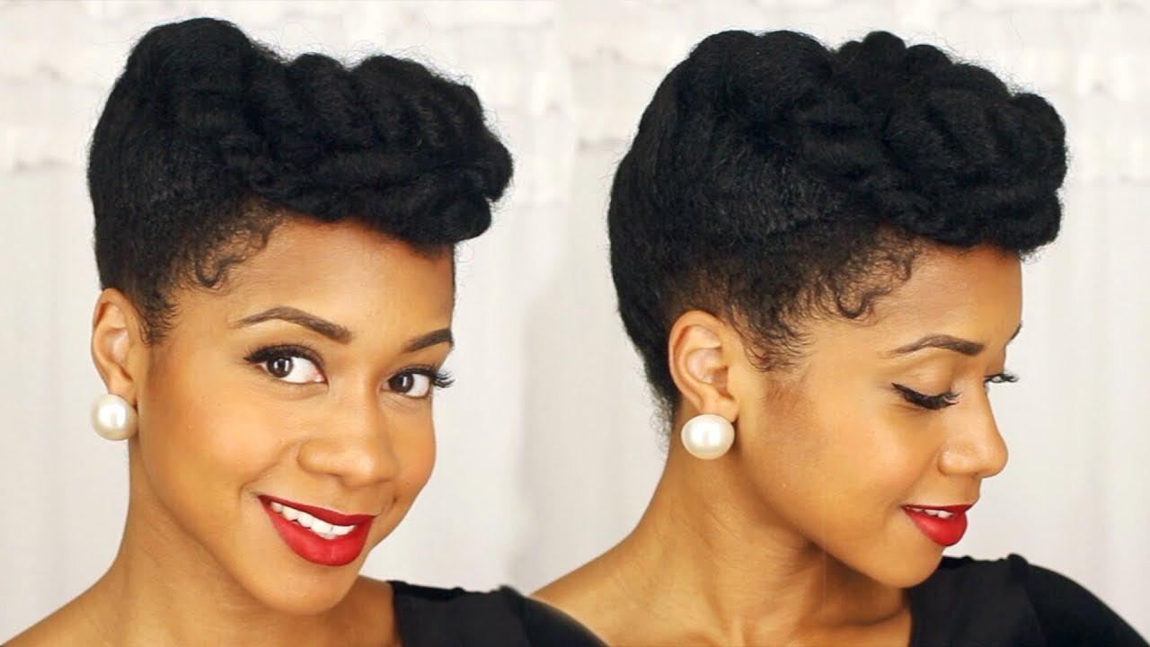 Updo Hairstyles For Natural Hair
 Easy Elegant Updo Natural Hair Perfect For Special
