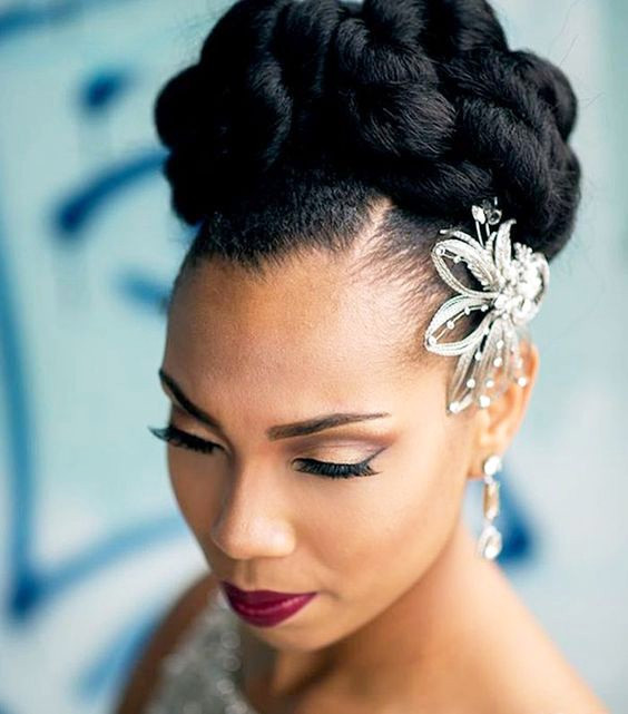Updo Hairstyles For Natural Hair
 Natural Hair Updos for Weddings