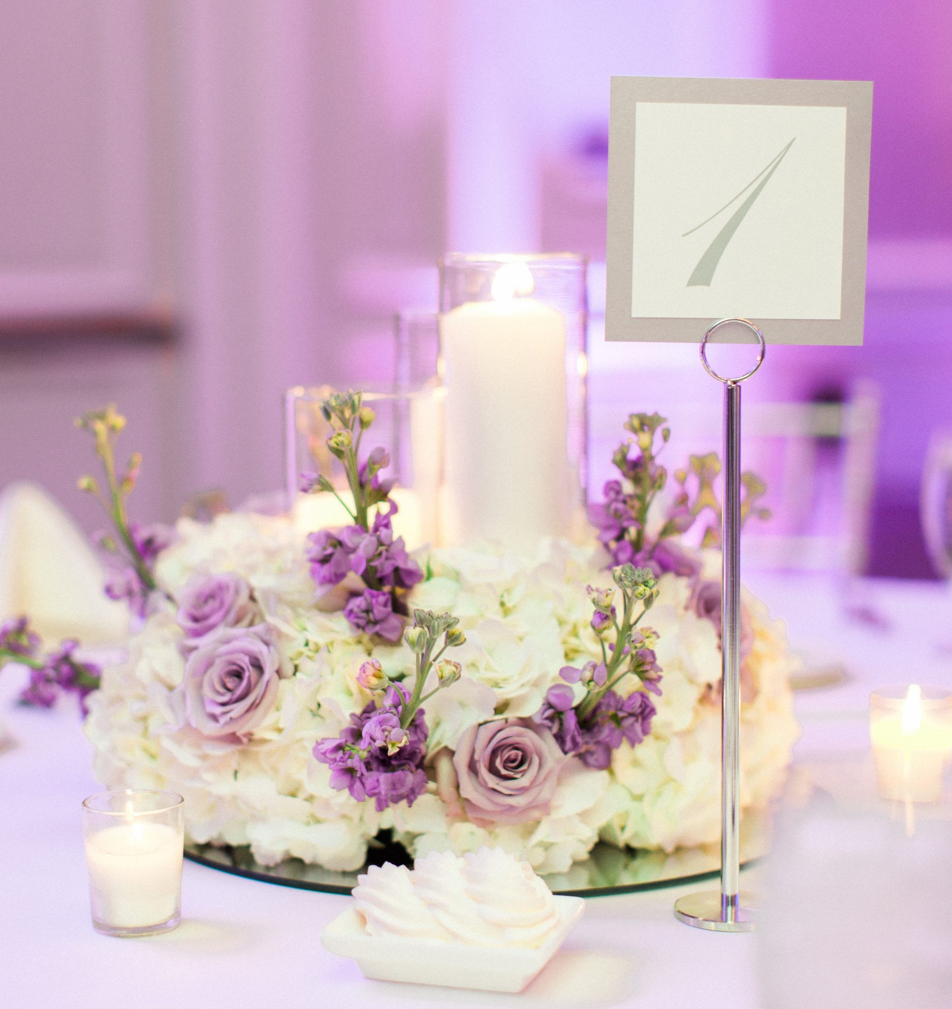 Used Wedding Reception Decorations
 Metallic Silver Wedding Table Numbers for Wedding