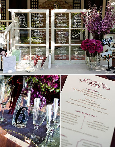 Used Wedding Reception Decorations
 grace upon grace al Chalkboards and Old Windows used in