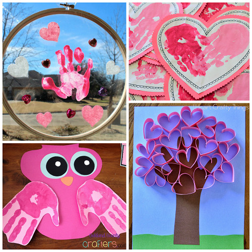 Valentine Art Projects For Toddlers
 Here are a bunch of creative valentine s day handprint