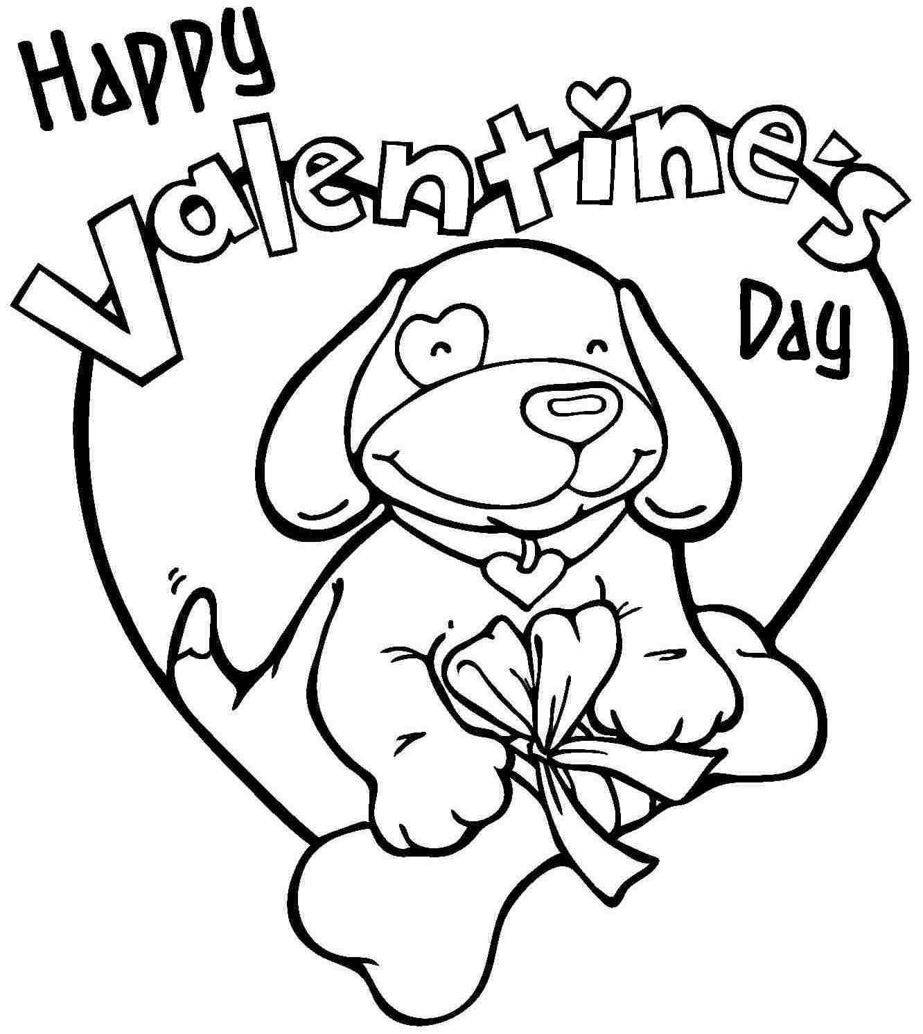 Valentine Coloring Sheets Free Printable
 Happy Valentines Day Coloring Pages Best Coloring Pages