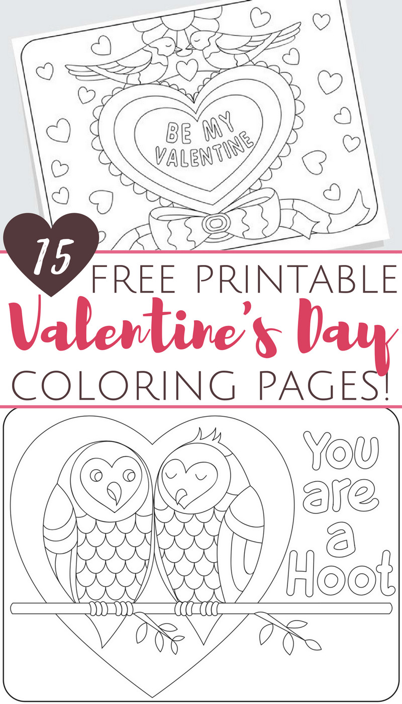 Valentine Coloring Sheets Free Printable
 Free Printable Valentine s Day Coloring Pages for Adults