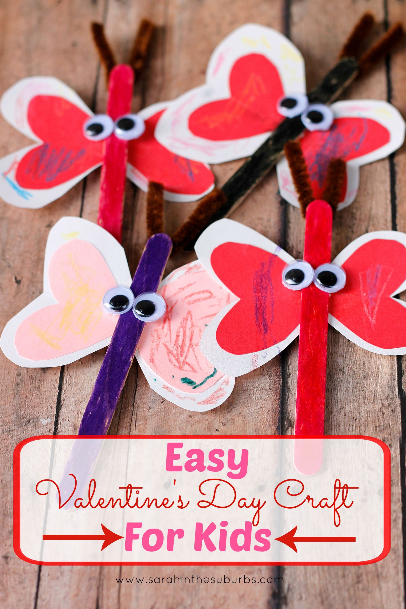 Valentine Crafts Ideas For Toddlers
 Easy Valentine s Day Craft for Kids Sarah in the Suburbs