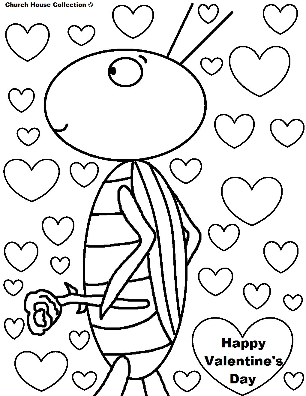 Valentine Day Coloring Pages Printable
 Church House Collection Blog Valentine s Day Coloring