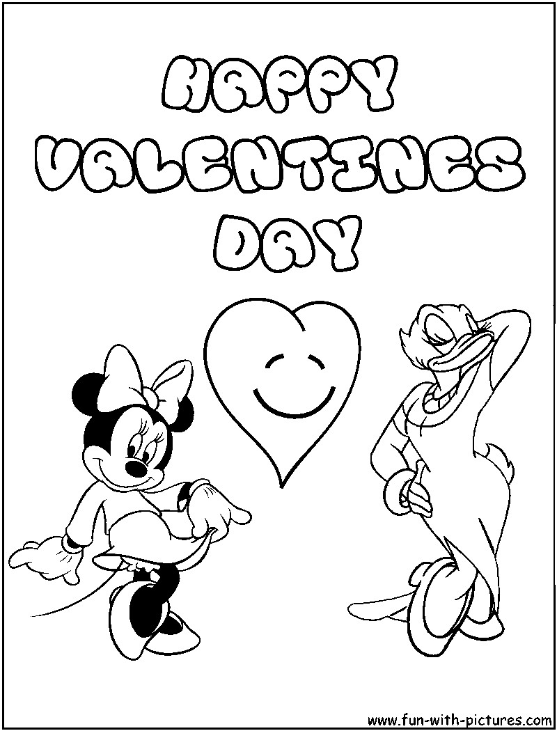 Valentine Day Coloring Pages Printable
 Disney Valentine Coloring Pages Disney Valentines Day