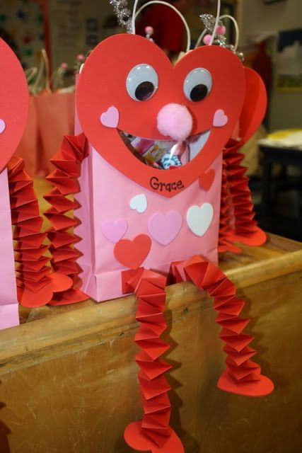 Valentine Day Gift Bags Ideas
 A cute idea for Valentine s treat bags and they look